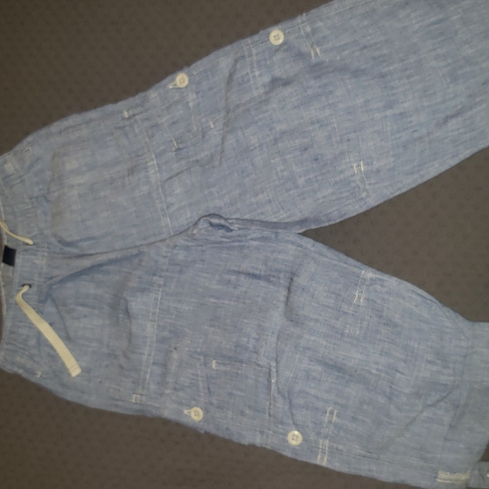 100% linen GAP cargo pants